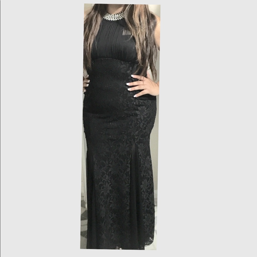 Long black dress